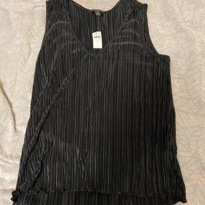 Banana Republic Fancy Black Tank Blouse